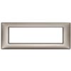 Plana - Placa de metal níquel perlado de 7 posiciones
