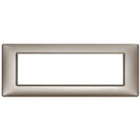 Plana - 7-place pearl nickel metal plate