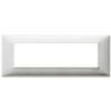 Plana - Placa metálica de aluminio cepillado de 7 plazas