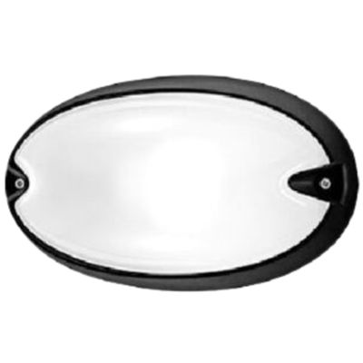 Prisma 005782 - Plafón CHIP OVALE 30 E27 30W negro
