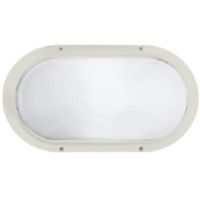 Prisma 001700 - Plafonnier SUPERDELTA OVAL E27 60W blanc
