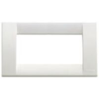 Idea - Classic bright white 4-place technopolymer plate