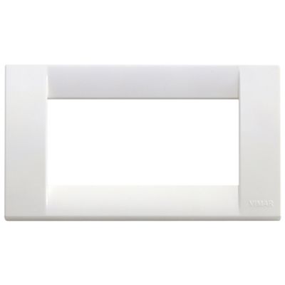 Idea - Classic bright white 4-place technopolymer plate
