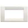 Idea - placca Classica in tecnopolimero 4 posti bianco idea