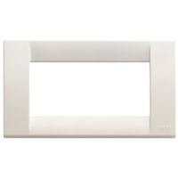 Idea - placca Classica in tecnopolimero 4 posti bianco idea