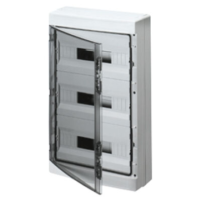 Wall-mounted switchboard 36 M (12 x 3) IP65 40CD