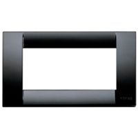 Idea - Classic black 4-place technopolymer plate