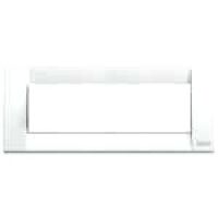 Idea - Classic white 6-place metal plate