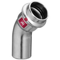 Viega 558390 - curva a 45 Prestabo M/F 54 mm