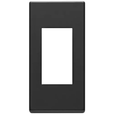 Vimar 22666.03 Eikon - Plaque 1M pour panneaux anthracite