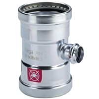 Viega 597801 - raccordo a T Prestabo F/F/F 64 mm
