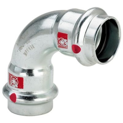 Viega 558147 - Codo de 90° Prestabo H/H 22 mm