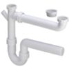 Viega 108496 - sifone lavello doppio lav. 2 vie 1 1/2x40