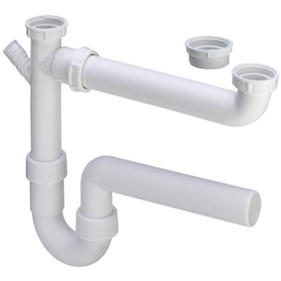 Viega 108496 - Sifón para fregadero doble 2 vías 1 1/2x40
