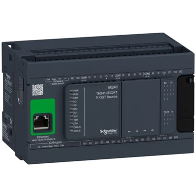  Schneider TM241CEC24T - controllore 24 I/O transistor PNP Ethernet CAN master