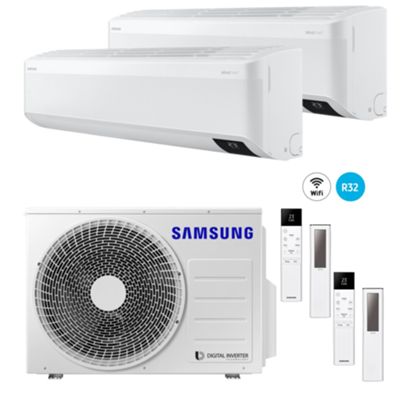 Aire acondicionado Samsung WIND FREE Dual Split 9000+9000Btu