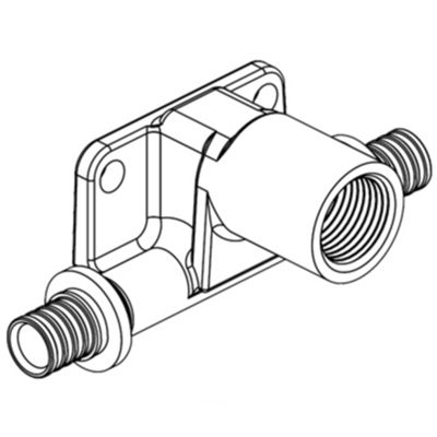Rehau 11681191001 - Raccord TF 20x1/2x20