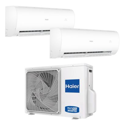 Aire acondicionado Haier Dual Split Pearl de 9000+9000 Btu