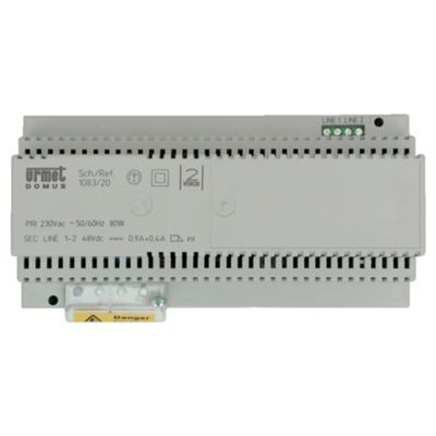 Urmet 1083/20A - Alimentation DIN 10M 2Voice