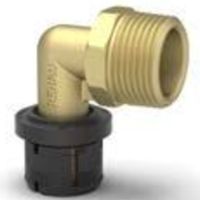 Rehau 13620771001 - Raccord union FASTLOC 90° 20x1/2M