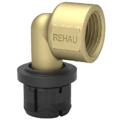 Rehau 13602331001 - FASTLOC 90° union terminal 20x3/4F