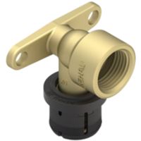 Rehau 13602411001 - 90 short terminal with FASTLOC flange 16x1/2F