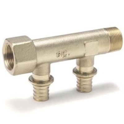 Rehau 11680261001 - Colector de manguito de 3 vías MF 16x3/4