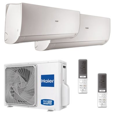 Haier Dual Split Air Conditioner Flexis Plus 9000+12000 BTU