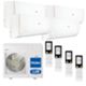 Climatizzatore Haier Quadri Split Flexis Plus 9000+12000+12000+15000BTU