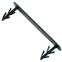 Rehau 12195671001 - Collier de fixation plat bas