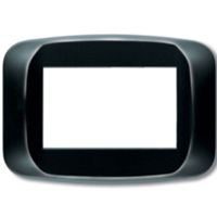 Ave 45PB04NL Sistema 45 - placca 4 moduli nero lucido