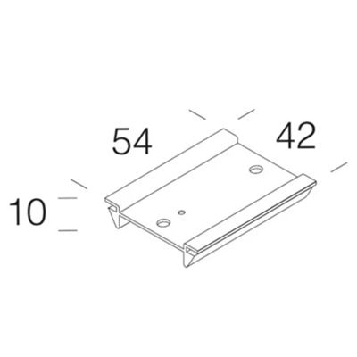 Disano 13290600 - supporto sezionatore 6030