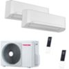 Aire acondicionado Toshiba Shorai Edge Dual Split 15000+15000BTU blanco