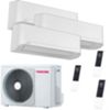 Aire acondicionado Toshiba Shorai Edge Trial Split 12000+12000+15000BTU blanco