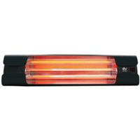 Vortice 70005 - infrared heater THERMOLOGIKA DESIGN black
