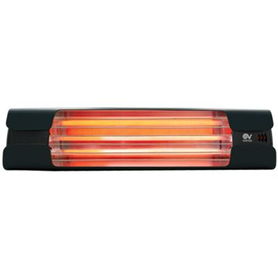 Vortice 70005 - riscaldatore ad infrarossi THERMOLOGIKA DESIGN nera