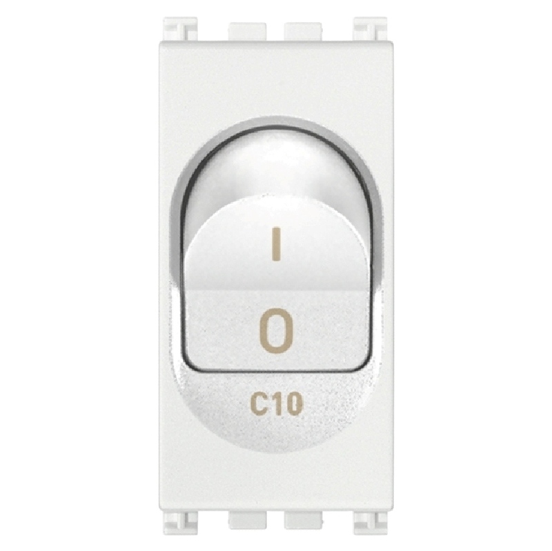 Arke White - 1P+N 10A 3kA switch