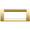 Idea - placca Classica in metallo 6 posti oro lucido