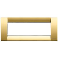 Idea - Classic 6-place polished gold metal plate
