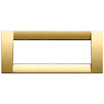 Idea - Classic 6-place polished gold metal plate