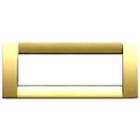 Idea - Classic 6-place polished gold metal plate