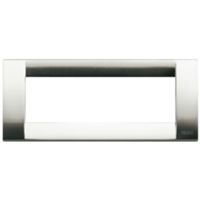 Idea - Classic 6-place brushed nickel metal plate