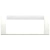 Idea - Classic bright white 6-place technopolymer plate