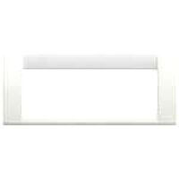 Idea - Classic bright white 6-place technopolymer plate
