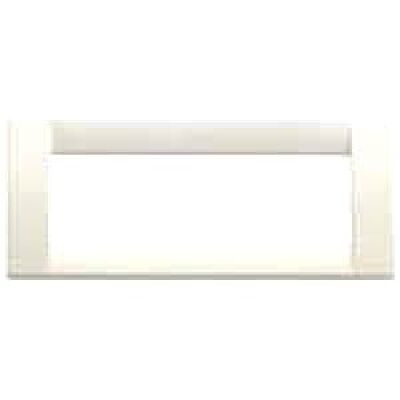 Idea - Classic white 6-place technopolymer plate idea