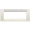 Idea - placca Classica in tecnopolimero 6 posti bianco idea