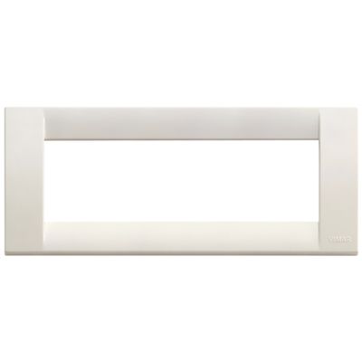 Idea - placca Classica in tecnopolimero 6 posti bianco idea