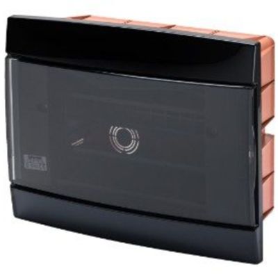 Gewiss GW40225TN - centralino incasso 8M nero 40 CDI