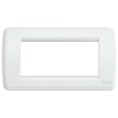 Idea - Rondò plate in white 4-seater metal