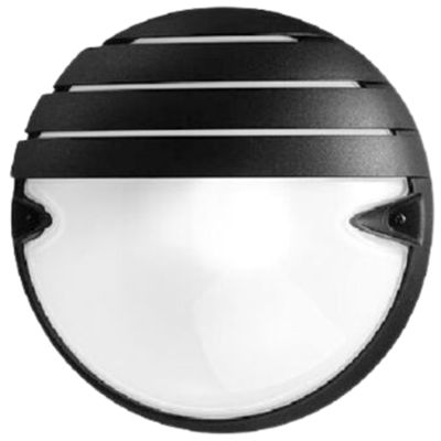 Prisma 005747 - plafonnier CHIP TONDO 25/GRILL E27 21W noir